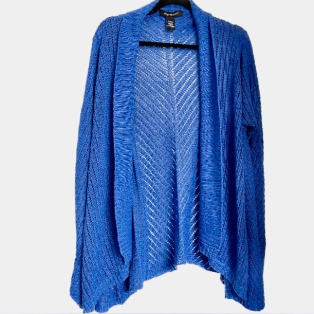 Ashley Stewart knit Blue Cardigan